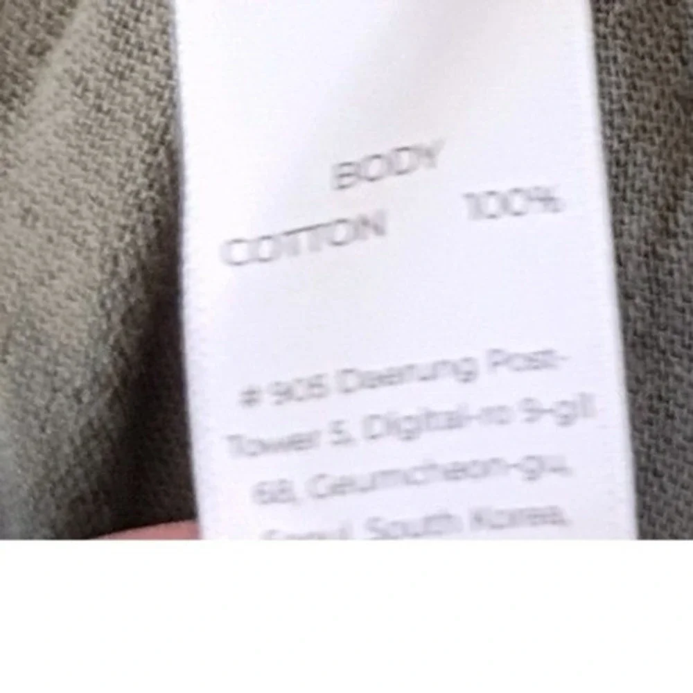 NOFLICK NWT Olive 100% Cotton‎ Wide Leg Smocked Waist Relaxed Flowy Pants M